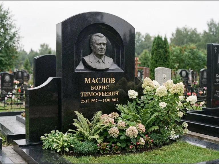 Памятник с барельефом — выполненная работа 11 в Омске