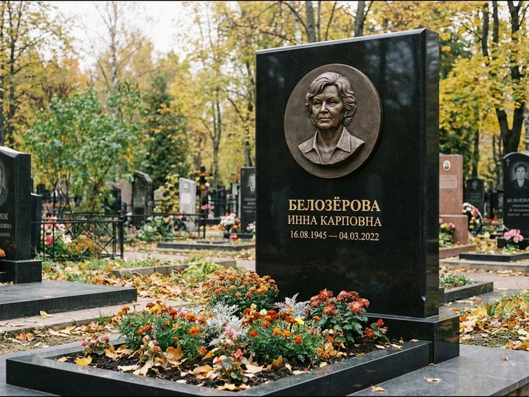 Памятник с барельефом — выполненная работа 14 в Омске