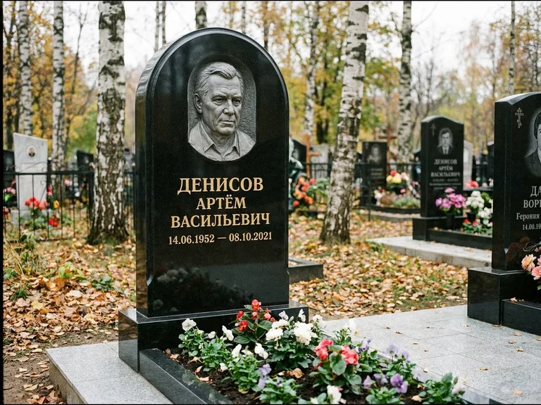 Памятник с барельефом — выполненная работа 17 в Омске