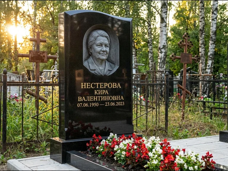 Памятник с барельефом — выполненная работа 24 в Омске