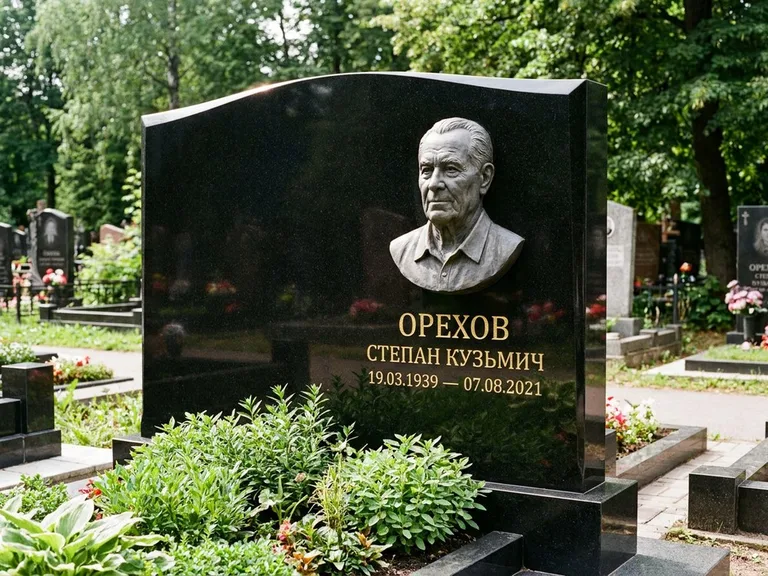 Памятник с барельефом — выполненная работа 25 в Омске