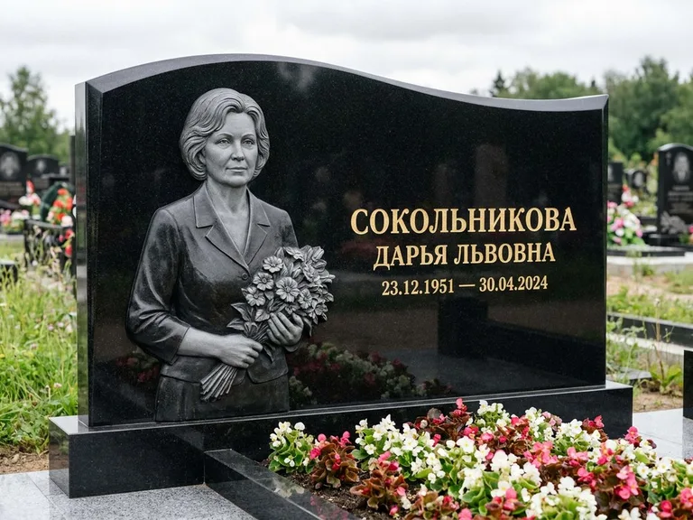 Памятник с барельефом — выполненная работа 28 в Омске