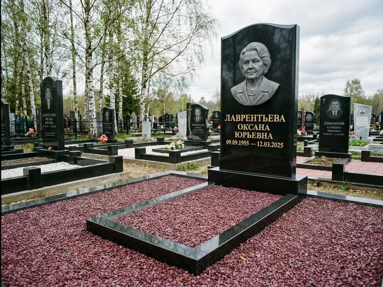 Памятник с барельефом — выполненная работа 47 в Омске