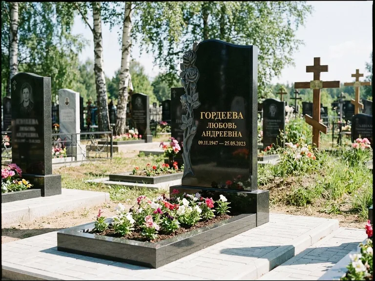 Памятник с барельефом — выполненная работа 4 в Омске