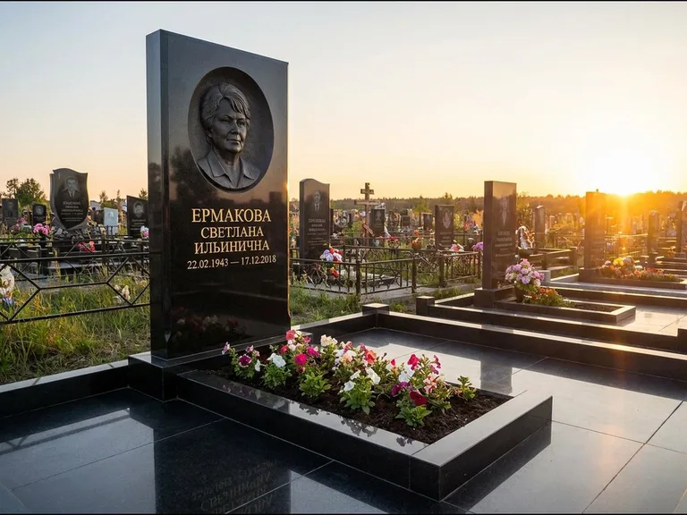 Памятник с барельефом — выполненная работа 6 в Омске