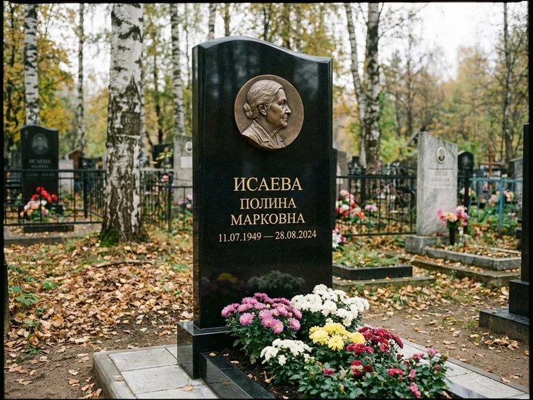 Памятник с барельефом — выполненная работа 8 в Омске