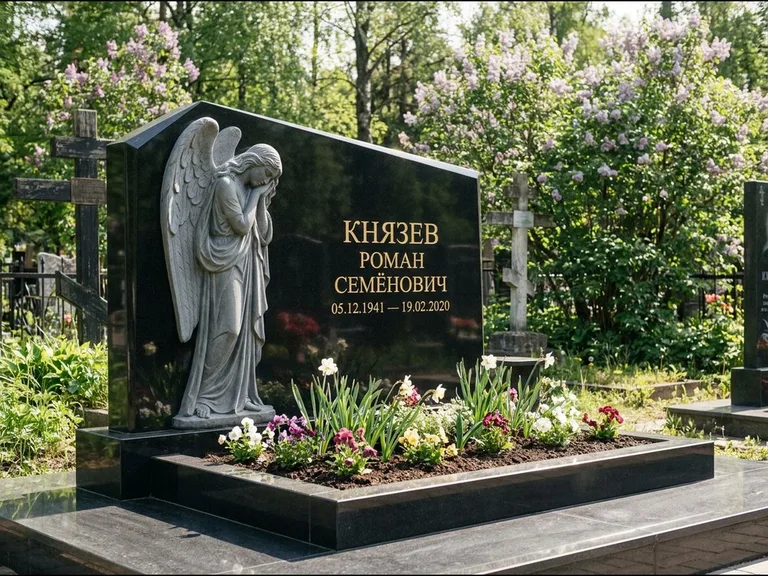 Памятник с барельефом — выполненная работа 9 в Омске