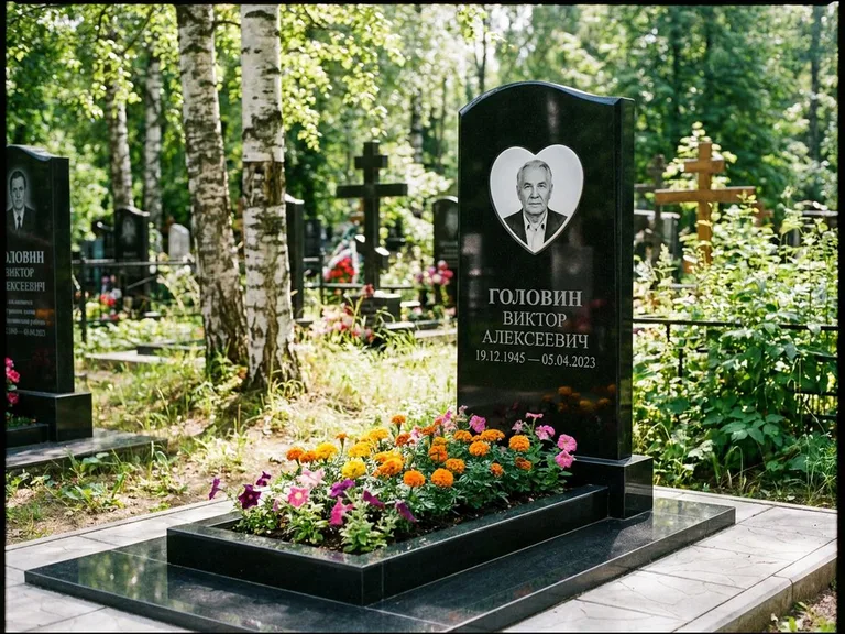 Овальный цветной портрет на керамике в Омске