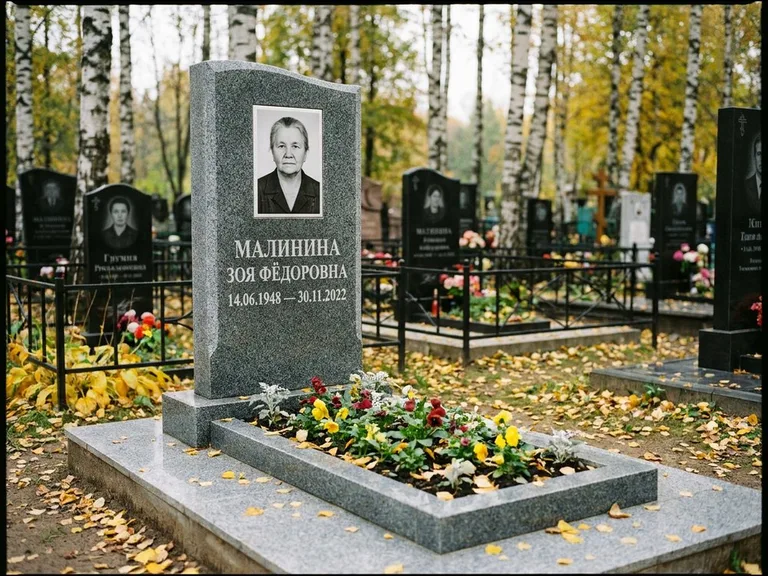 Прямоугольный керамический портрет — работа «Малинина» в Омске