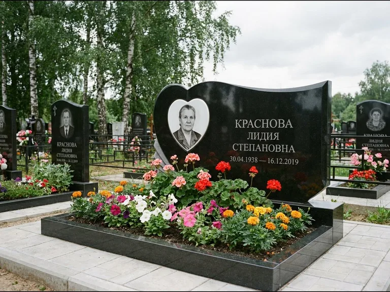 Портрет в форме сердца — работа «Краснова» в Омске