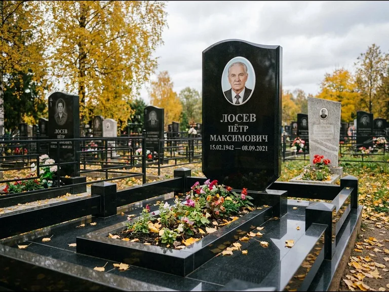 Керамический портрет — работа «Лосев» в Омске