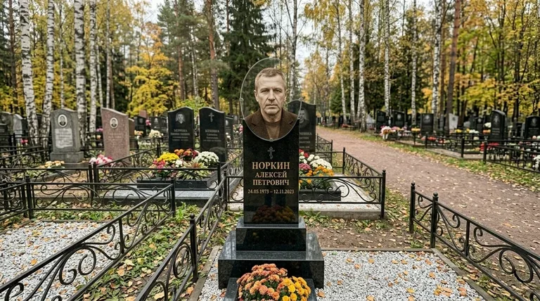 Портрет на стекле на вертикальной стеле в Омске