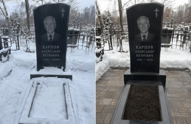 Диптих №17: элитный габбро-комплекс с парапетом — помыта стела, бордюр и щебень в Омске