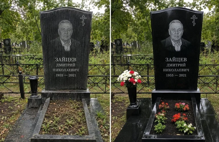 Уборка комплекса со скамьёй и плиткой до и после в Омске