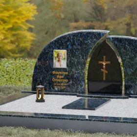 Комбинированный православный памятник - П116