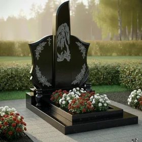 Гранитный мемориальный комплекс православный - ПН229