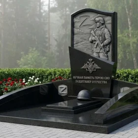 Светский Гранитный памятник вертикальный - ПН410