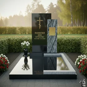 Православный комбинированный памятник - ПН577