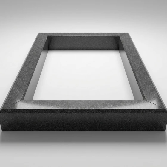 Цветник-рамка на могилу — ЦВ024
