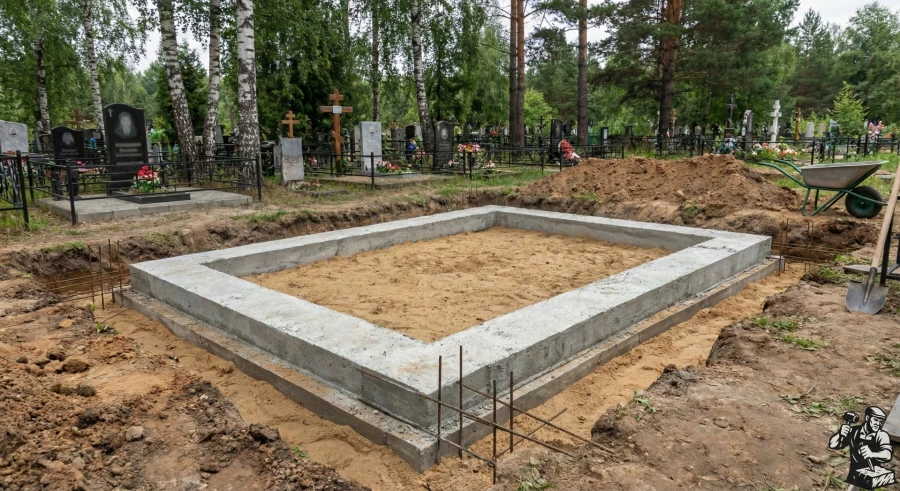 stroitelstvo-lentochnogo-fundamenta-na-kladbishche