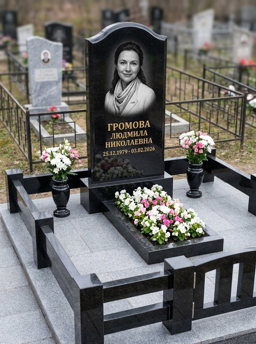 Портрет на памятнике в Омске — Чёрно-белый портрет подготовили под станок — гравировка на стеле