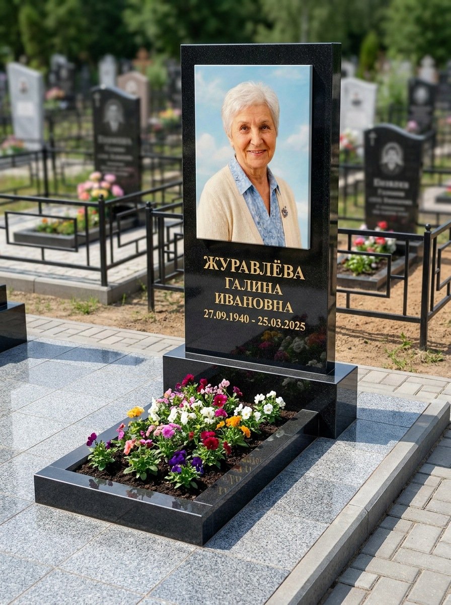 Портрет на памятнике в Омске — Портрет в полный рост — керамогранит 400×600 мм
