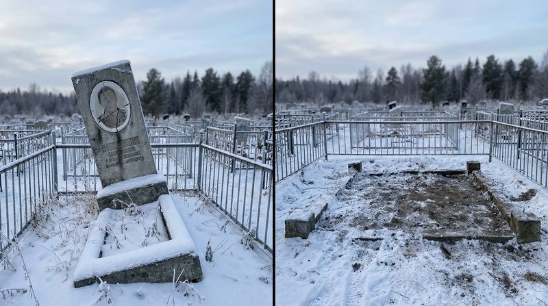 Демонтаж памятника в Омске — пример 2