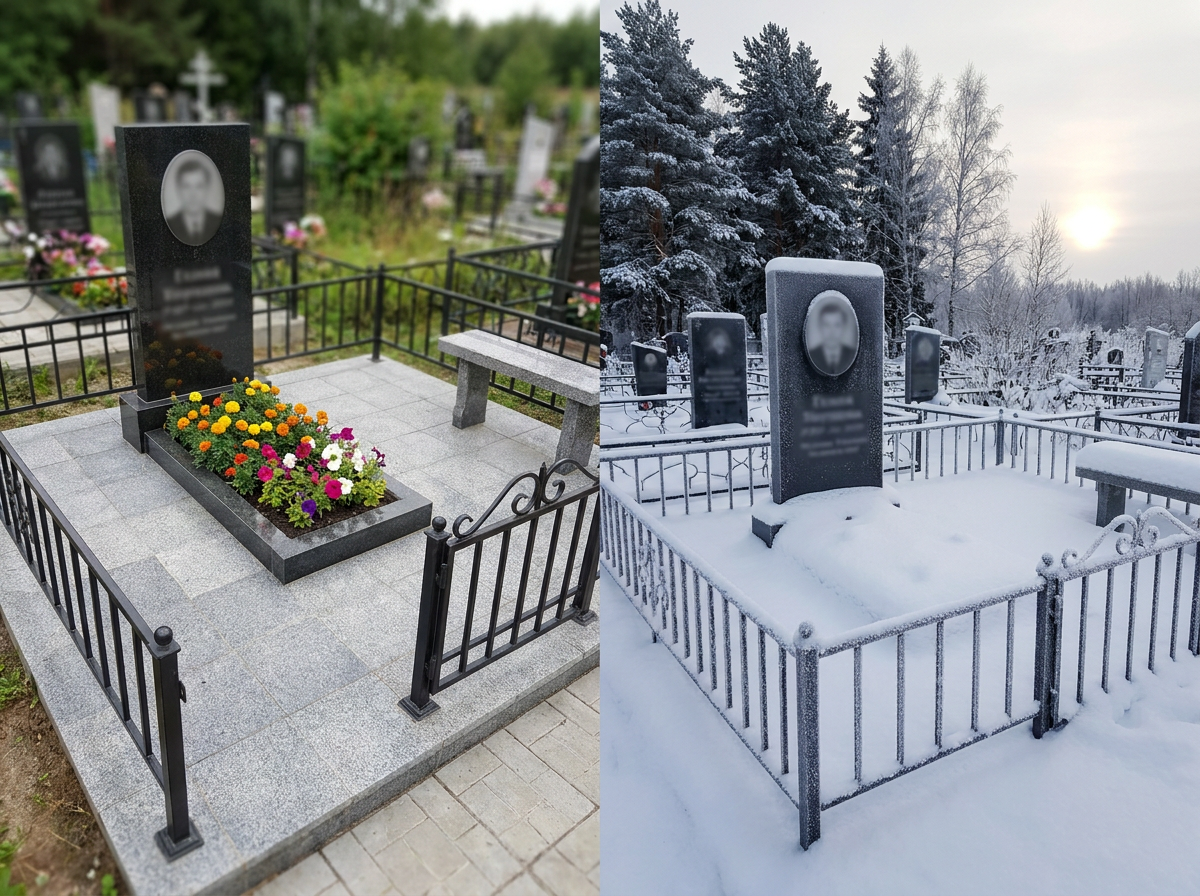 Памятник под ключ в Омске — пример 3