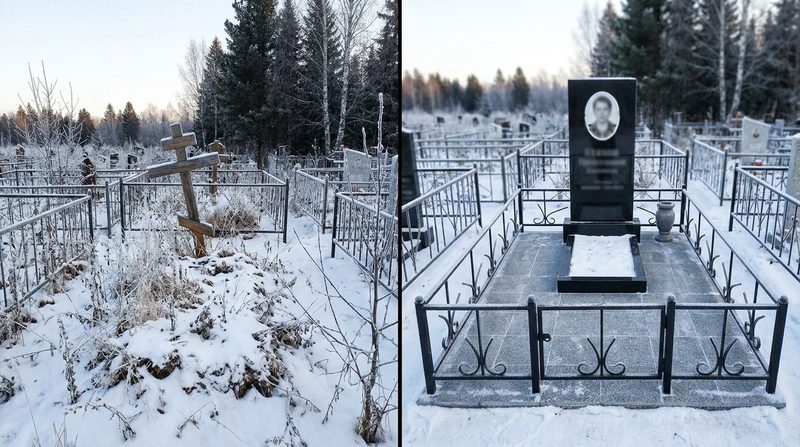 Памятник под ключ в Омске — пример 1