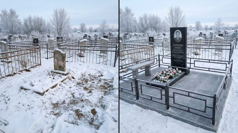 Памятник под ключ в Омске — пример 2