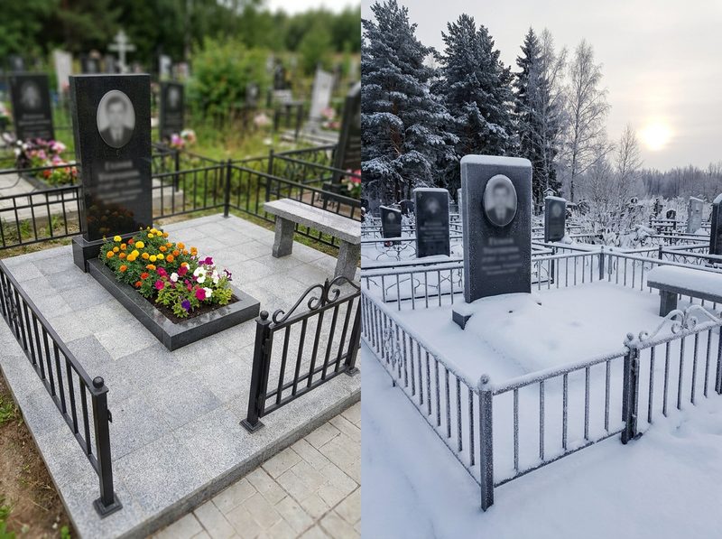 Памятник под ключ в Омске — пример 3