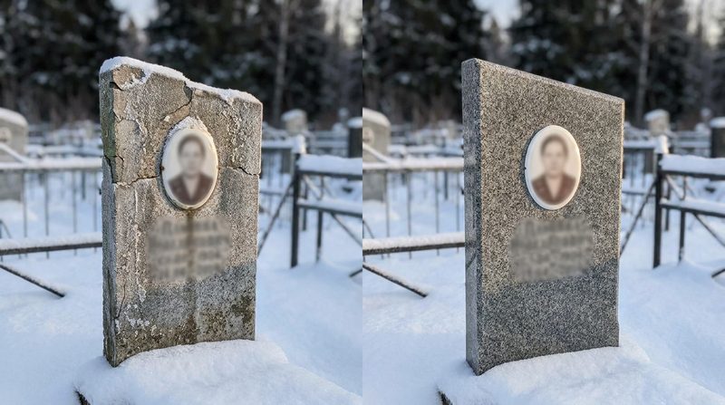 Реставрация памятника в Омске — пример 3