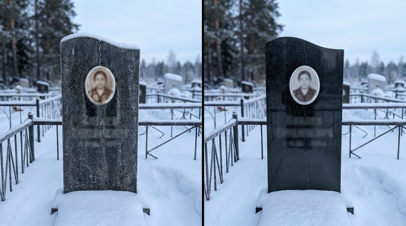 Реставрация памятника в Омске — пример 4