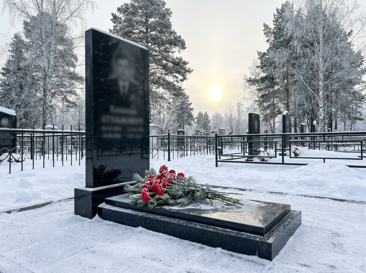 Уборка могилы в Омске — пример 4